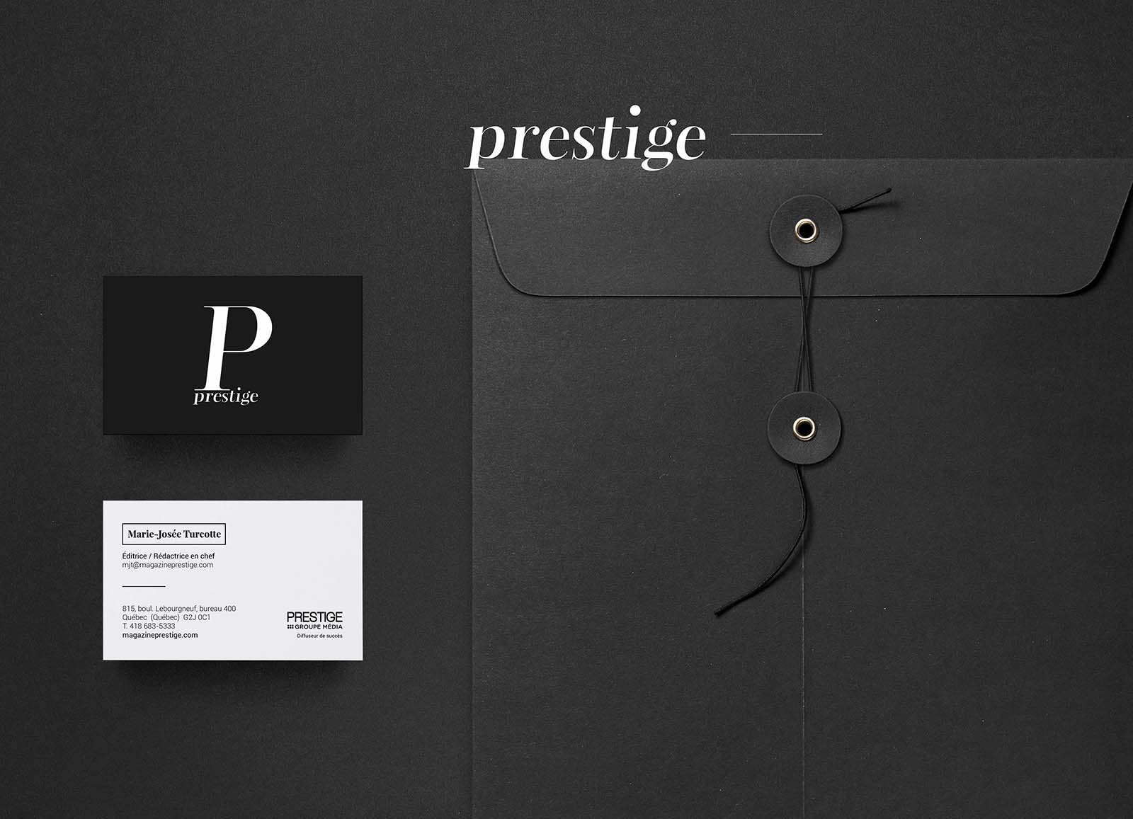 Prestige Magazine - carte