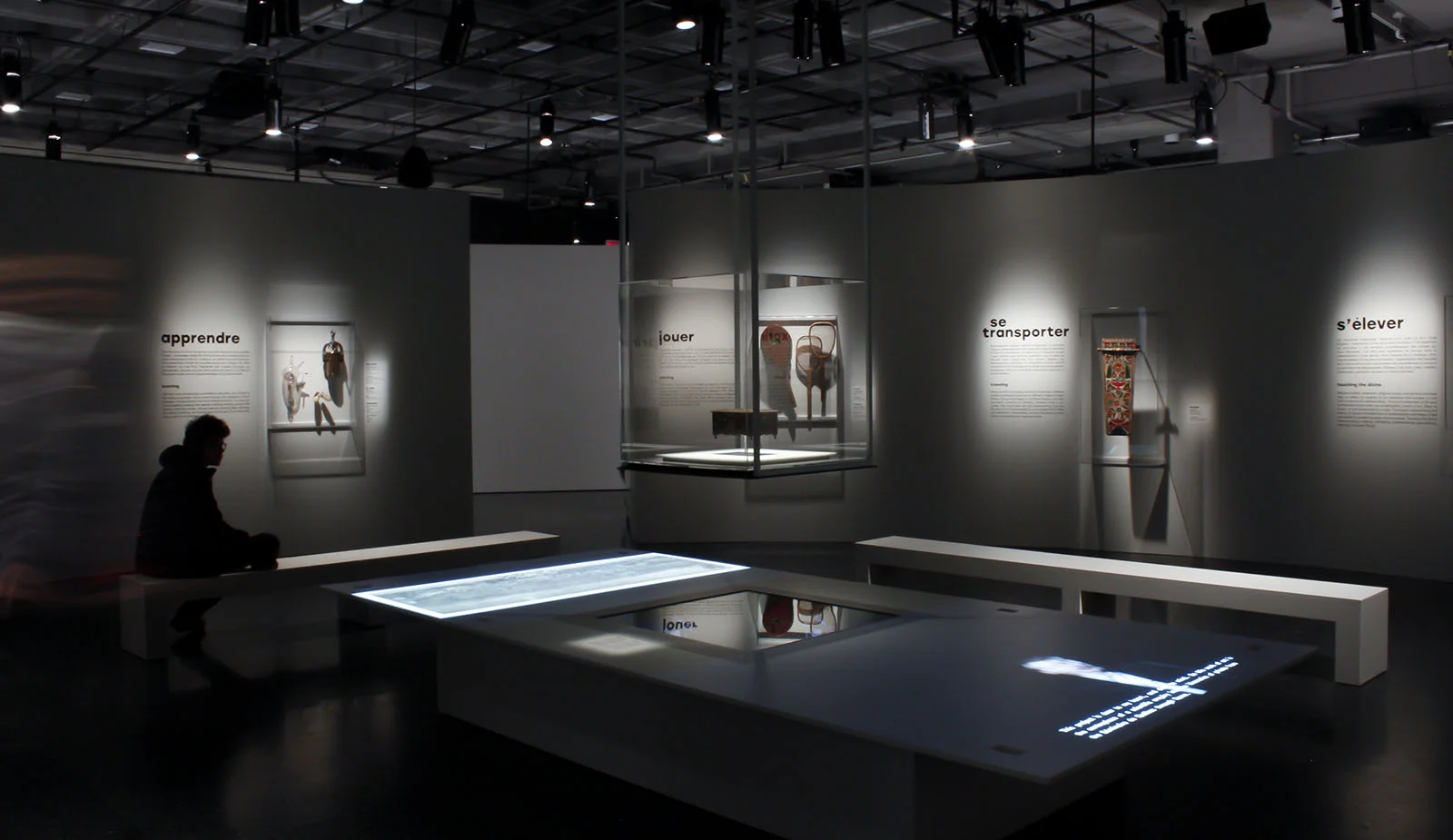 Image d’une des salles d’exposition Sortir de sa réserve.